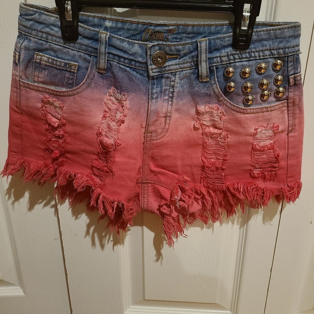 CHIQLE Denim Architect Jean shorts size S